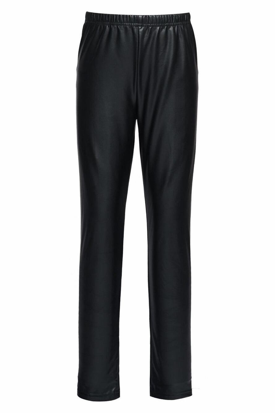 Hannah Banana Girl's Trendy Faux Leather Brushed Leggings Size Fleece Size 7 NEW
